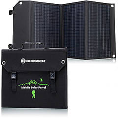 Портативний зарядний пристрій сонячна панель Bresser Mobile Solar Charger 60 Watt USB DC (3810050)