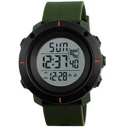 Модний чоловічий годинник SKMEI 1213AG | Наручний годинник для військових | Модний KL-665 чоловічий годинник