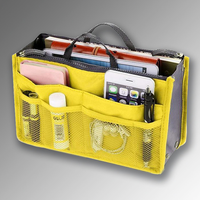 Органайзер для сумочки Bag-in-Bag. Косметичка. Жовтий