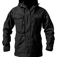 Тактична куртка S.archon M65 Black парка чоловіча M
