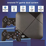 Ігрова приставка M8-Mini 4K 2/16 Гб мультимедійна консоль, 2 бездротових геймпада, 10000 ігор, фото 10
