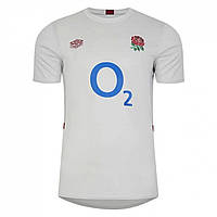 Футболка Umbro England Rugby Gym T-shirt 2023 2024 Adults Dew/Metal/Red Доставка від 14 днів - Оригинал