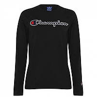 Футболка Champion Chest Logo Black KK001 Доставка від 14 днів - Оригинал