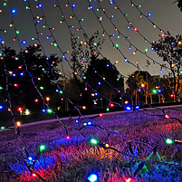 Світлодіодна гірлянда 100 Led 10м 8 режимів різнокольорова 220V CW-G-100L10VMC ColorWay, фото 7