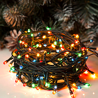 Світлодіодна гірлянда 100 Led 10м 8 режимів різнокольорова 220V CW-G-100L10VMC ColorWay, фото 3