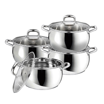 Набір каструль 8 предметів MR-3515-8 Maestro