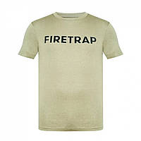 Футболка Firetrap Large Logo Off White Доставка від 14 днів - Оригинал Футболка Firetrap Large Logo Khaki Доставка від 14 днів, Хаки