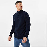 Джемпер Jack Wills Funnel Neck Half Zip Navy, оригінал. Доставка з США/ЄС протягом 14 днів