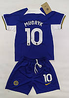 Детская футбольная форма Chelsea Mudryk/Mudryk 15/трансфер в Челси Мудрик 15/форма Челси синяя/Mudryk Chelsea