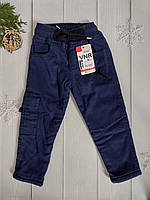 Дитячі зимові джинси джогери (махра) для хлопчика, р. 1,2,3,4, Туреччина