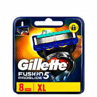 Gillette Fusion Proglide 8 шт. в упаковці змінні касети для гоління джилет