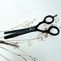 Ножиці філірувальні Sami чорні (розмір 5,5″)