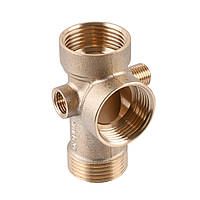 Гребінка 5-ти ходова 80мм (п`ятірник) OPTIMA з виходами 1/4″вр 1/4″зр на одній осі