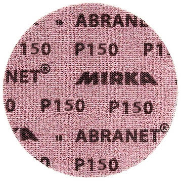 Абразивний диск P150 на липучці Velcro Mirka Abranet 150мм, фото 2