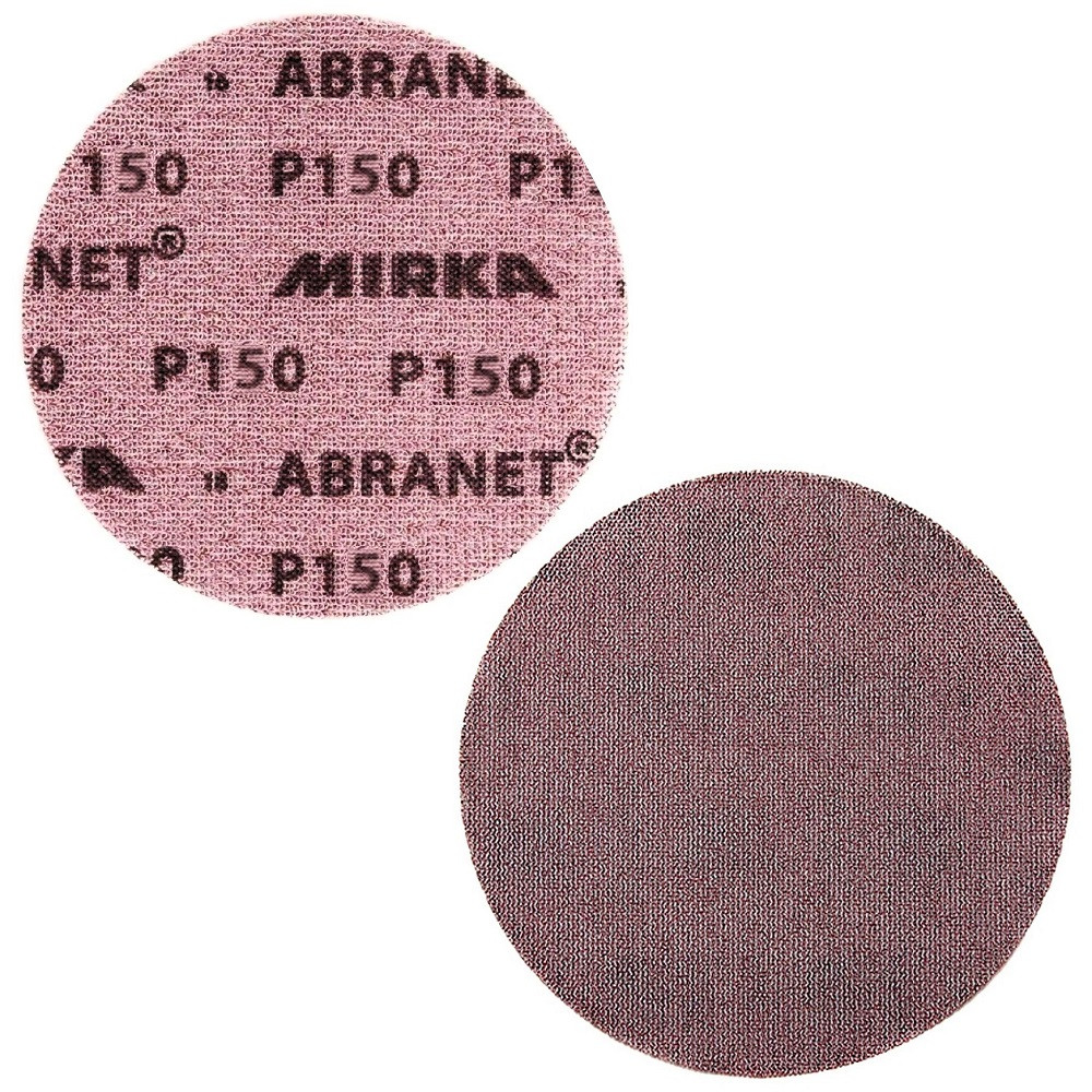 Абразивний диск P150 на липучці Velcro Mirka Abranet 150мм