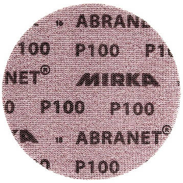 Абразивний диск P100 на липучці Velcro Mirka Abranet 150мм, фото 2