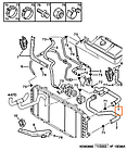 Патрубок радіатора верхній Peugeot Boxer, Citroen Jumper (1994-2002) 2.5D/TD/TDi, 1343K3, фото 7
