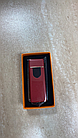 Запальничка спіральна USB ZGP ABS червоний колір, фото 3