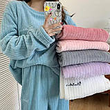 Піжама тепла жіноча, махрова піжама (9103), фото 9