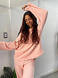Піжама тепла жіноча, махрова піжама (9103), фото 2