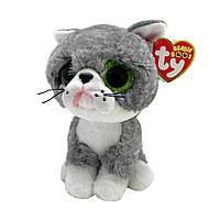 TY Beanie Boos Cірий котик "FERGUS"