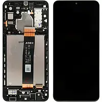 Дисплей для Samsung A32 5G (A326) із сенсором чорний + рамка сервісний оригінал p.n: SM-A326B V00