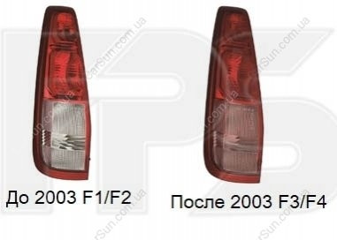 Ліхтар задній правий NISSAN X-TRAIL 01-07 (T30)