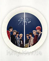 Тарілки паперові "Стрей Кідс / Stray Kids" (Поштучно) 18 см