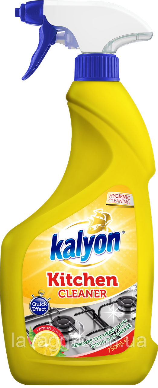 Спрей для кухні з лимоном Kalyon Kitchen Cleaner Lemon Scented 750 мл