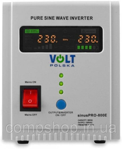 Джерело безперебійного живлення Volt Polska SINUS PRO 800 E 12/230V 500/800W (3SP080012E)