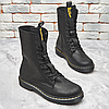 Чоловічі зимові шкіряні черевики (натуральна шкіра) чорні на хутрі, чоловіче взуття на зиму, розмір 40 41 42 43 44 45, фото 3