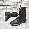 Чоловічі зимові шкіряні черевики (натуральна шкіра) чорні на хутрі, чоловіче взуття на зиму, розмір 40 41 42 43 44 45, фото 5