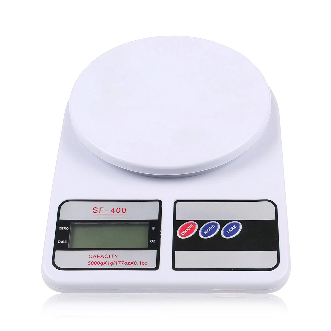Электронные кухонные весы Kitchen Scale SF-400, до 5 кг, с индикатором низкого заряда, граммы и унции - фото 3 - id-p1465479010