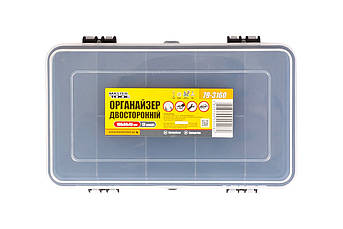 Органайзер двухсторонний MASTERTOOL 6.3" 160х95х45 мм 13 секций 79-3160