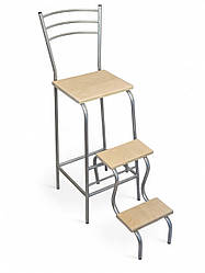 Стілець зі спинкою драбина яблуня світла Наша Ковка