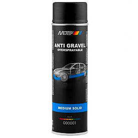 Чорне антигравійне покриття у спреї Гравітекс Motip MS Black Anti Gravel Spray 500мл