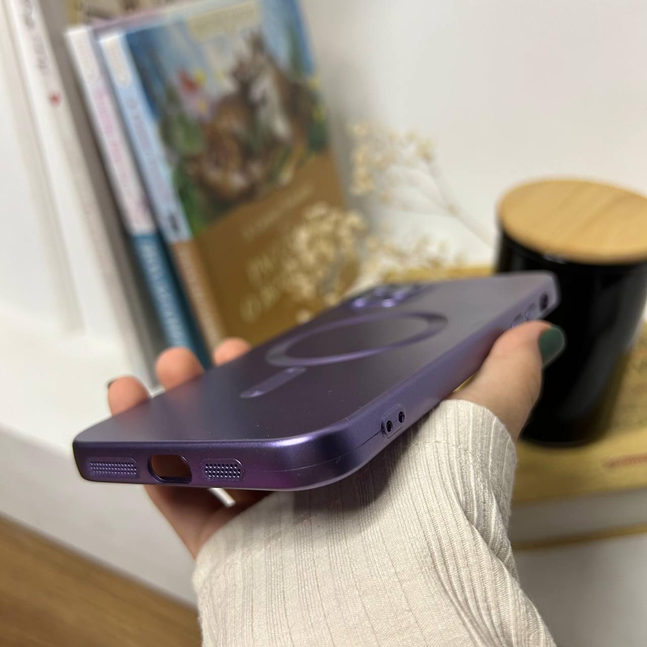 Силіконовий чохол для iPhone 11 Pro Max Purple MagSafe / Айфон 11 Про ...