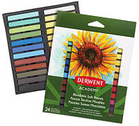 Набор сухой пастели Derwent Academy Soft Pastels. 24 шт.