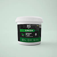 Затирка для плитки Фуга Green Epoxy Fyga 3кг (легко смывается, мелкое зерно) Зелёный мох RAL 6005