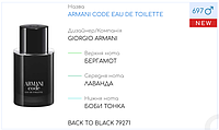 Парфюмерный концентрат (100 грамм) BACK TO BLACK (аналог AR**NI CODE EAU DE TOILETTE GIO*GIO AR*ANI)