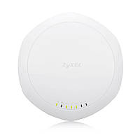 Точка доступу WiFi ZyXEL NWA1123AC PRO AC1750 2xGE NebulaFlex PoE only + інжектор White