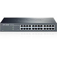 Комутатор TP-Link TL-SG1024DE 24 портовий x RJ-45 10/100/100 19" Метал Black