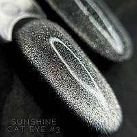 Sunshine cat eye 3 Crooz магнитный гель лак объем 8 мл цвет серебро