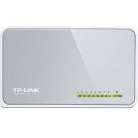 Комутатор TP-Link TL-SF1008D 8-port 10/100M mini Desktop Switch 8 10/100M RJ45 ports Plastic case White