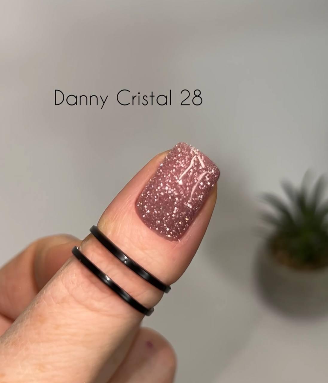 Світловідбивний гель-лак Danny №28 колекція FLASH CRYSTAL, фото 1