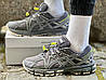 Чоловічі кросівки ASICS Gel kahana 8 Dark Grey Асікс демісезон сірі кеди повсякденні сітка, фото 8