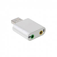 Звукова карта B00810 USB Virtual 7.1 Channel chip CZH-H077 Silver