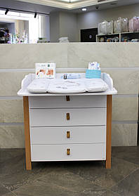 Комод Верес 900 Монако біло-буковий