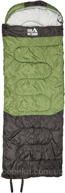 Спальний мішок Skif Outdoor Morpheus 1900 (comf. +10°c/ extr. -2°c), ц:green/black