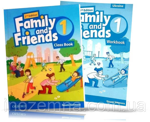 Family and Friends 2nd Edition 1 Class Book + Workbook (комплект)